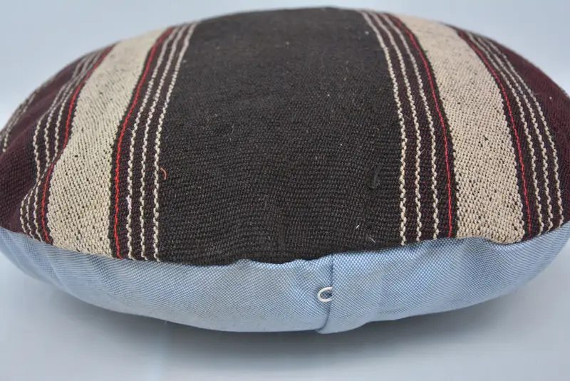 Vintage Pillow, Pillow Case, Living Room Throw Pillow Sham, Handmade Kilim Cushion, Pillow for Couch, 20x20 Brown Pillow Case - 5