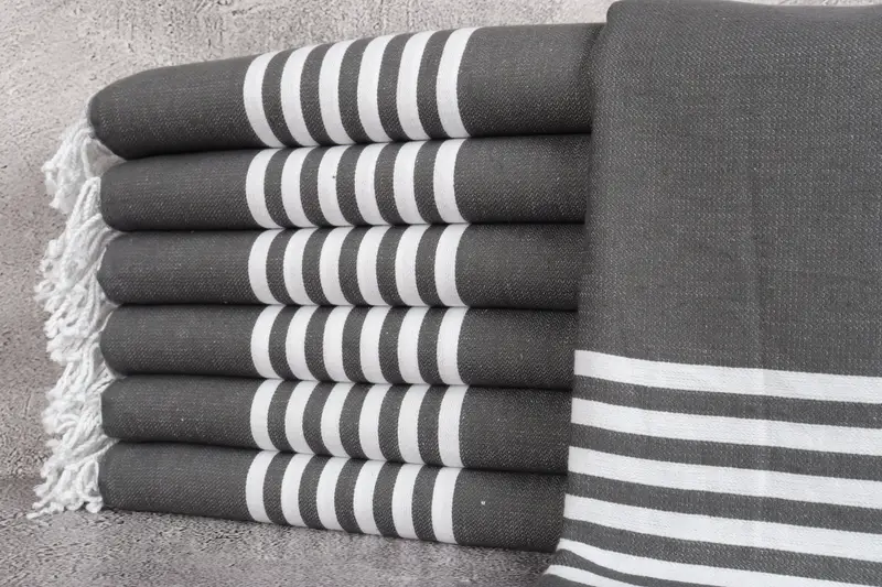 Wedding Gift Ideas, Bachelorette Party Decorations, Bachelorette Party Favors, Peshtemal Towel, 70x40 Cotton Striped Towel, Handmade Turkish Towel - 1
