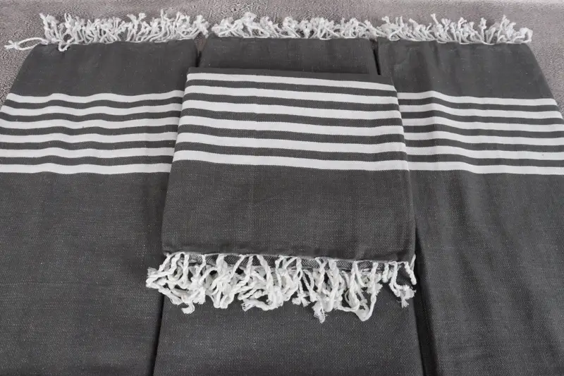 Wedding Gift Ideas, Bachelorette Party Decorations, Bachelorette Party Favors, Peshtemal Towel, 70x40 Cotton Striped Towel, Handmade Turkish Towel - 4