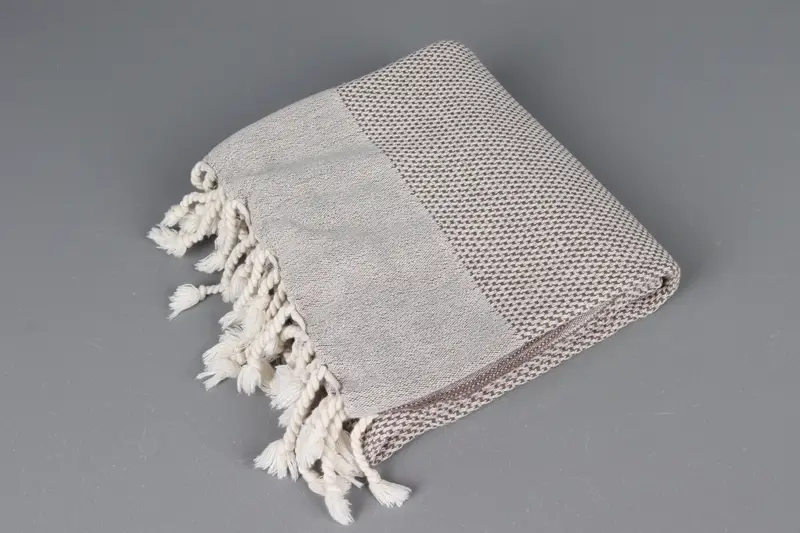 Luxury Turkish peshtemal beach towel, Home Decor Towel, Gift For Her, Summer Towel, Bridal Shower Gift, Summer Gift, 70x40 Cotton Geometric Towel - 6