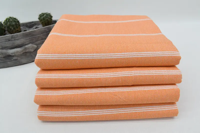 Sand-resistant towel, Extra large Turkish bath towel, Embroidery Towels, Wedding Gifts Towel, 70x40 Cotton Striped Towel, Custom Wedding Gifts - 8
