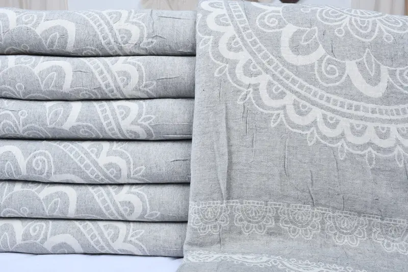 88x80 Cotton Kilim Design Towel, Custom Wedding Gifts, Throw Blanket Couch, Customized Throw Blankets, Turkish Throw Blanket, Personalized Gifts - 3