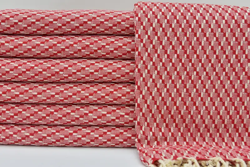 68x40 Cotton Geometric Towel, Custom Wedding Gifts, Personalize Gift, Wedding Hand Made Gift, Monogrammed Beach Towel, Organic towel, Bachelor Towel - 1