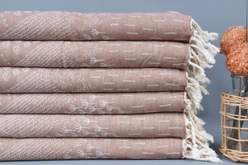 Turkish Towel Hand Towel, Personalized Dish Towel, Gift Boxes Tea Towels, 36x18 Cotton Mountain Design Towel, Wedding Favors, Bridal Shower Gift - 2