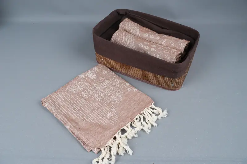 Turkish Towel Hand Towel, Personalized Dish Towel, Gift Boxes Tea Towels, 36x18 Cotton Mountain Design Towel, Wedding Favors, Bridal Shower Gift - 5