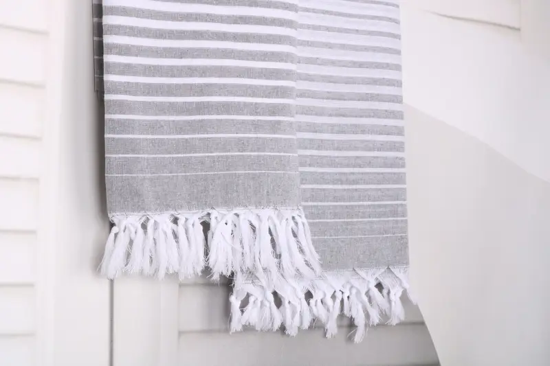 70x40 Cotton Striped Towel, House Warming Gift, Lightweight towel, Bachelorette Party Gifts Bridesmaids, Girls Weekend Favors, Turkish Towel Beach - 8