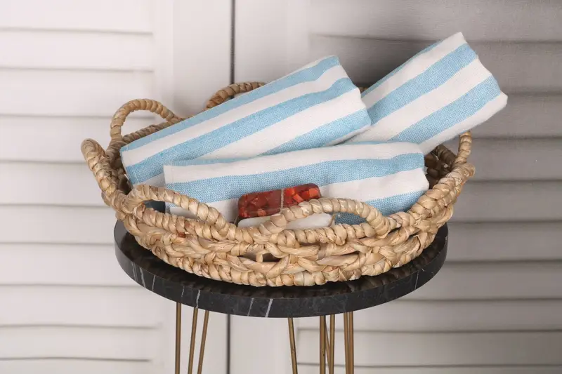 Regalo de despedida de soltera, paño de plato personalizado, toalla de Terry a rayas de algodón de 36x18, toalla de cocina personalizada, toallas de bordado, toalla de cocina monograma - 4