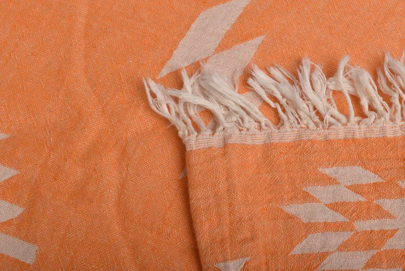 Extra Large Tablecloth, Housewarming Gift, Organic Throw, Gift For Mom, 84x56 Cotton Kilim Towel, Throw Blanket Couch, Bridal Shower Gift - 8