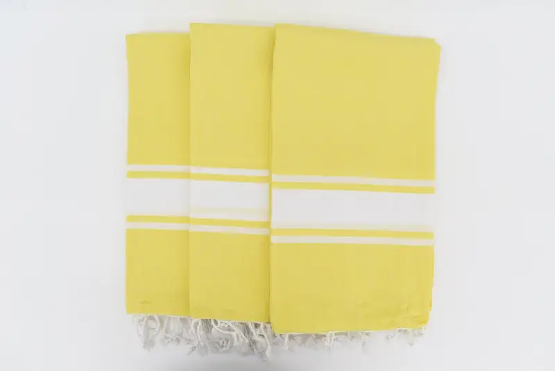 Housewarming Gift, Turkish Towel Set, 70x40 Cotton Striped Towel, Wedding Day Gift For Bride, Quick-Dry Beach Towel, Decorative Towel, Soft towel - 6