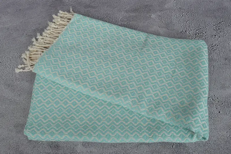 70x40 Cotton Diamond Towel, Miami Bachelorette Party Favors, Sand-resistant towel, Unique Gift, Bridesmaid Gift Towel, Lightweight Turkish towel - 6