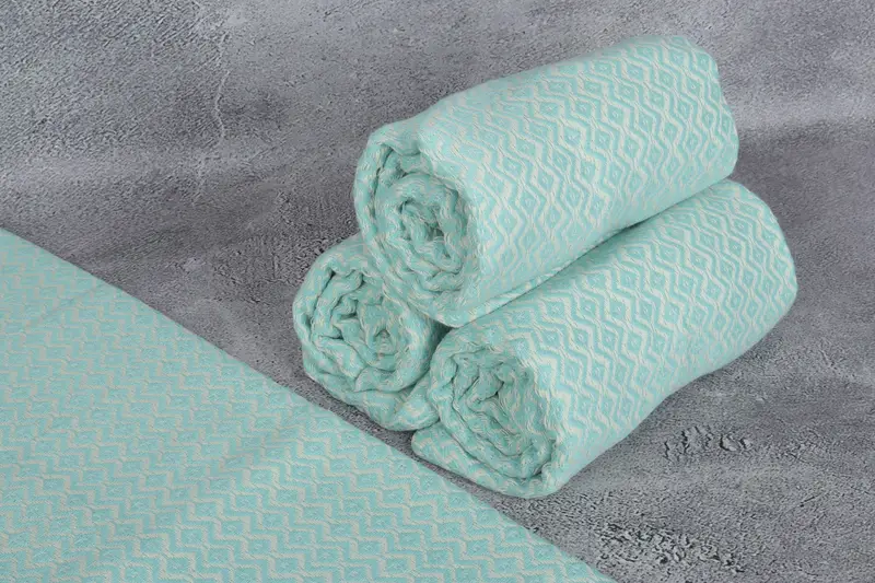 70x40 Cotton Diamond Towel, Miami Bachelorette Party Favors, Sand-resistant towel, Unique Gift, Bridesmaid Gift Towel, Lightweight Turkish towel - 8
