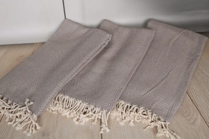 Peshtemal Towel, Gift For Mom, 70x40 Cotton Chevron Towel, Wedding Gifts Towel, Oversized lightweight Turkish bath towel USA, Fouta towel - 6