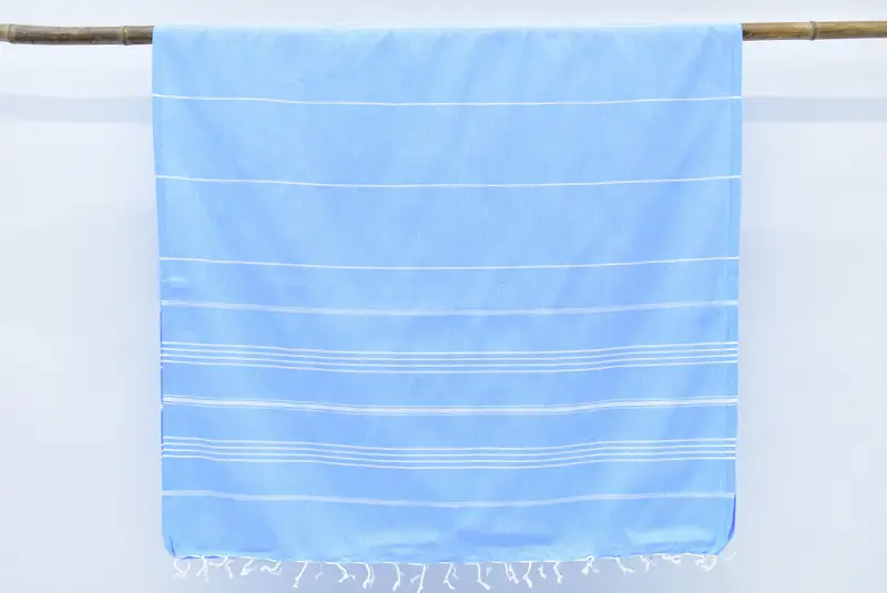 Monogram Beach Towel, 70x40 Cotton Striped Towel, Personalize Gift, Bath towel, Absorbent towel, Organic cotton Turkish peshtemal towel, Pool Towels - 8