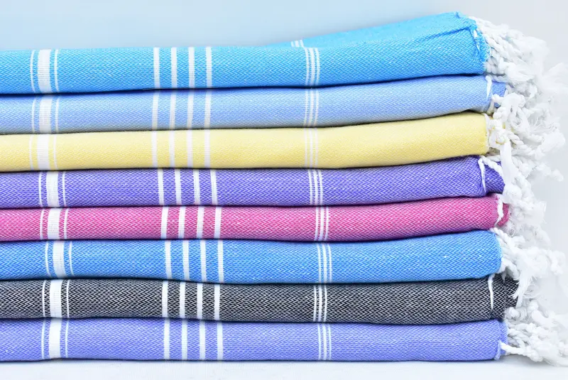 Monogram Beach Towel, 70x40 Cotton Striped Towel, Personalize Gift, Bath towel, Absorbent towel, Organic cotton Turkish peshtemal towel, Pool Towels - 1