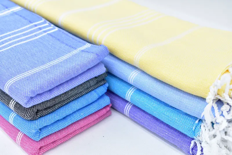 Monogram Beach Towel, 70x40 Cotton Striped Towel, Personalize Gift, Bath towel, Absorbent towel, Organic cotton Turkish peshtemal towel, Pool Towels - 2
