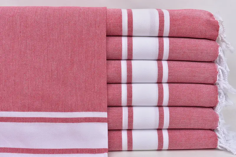 Gift For Mom, Beach Wedding Favor, Monogrammed Hand Towel, Turkish Hand Towel, Bridesmaid Gifts, Home Decor Gifts, 36x24 Cotton Striped Towel - 1