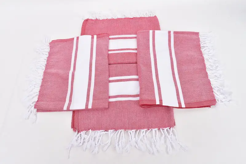 Gift For Mom, Beach Wedding Favor, Monogrammed Hand Towel, Turkish Hand Towel, Bridesmaid Gifts, Home Decor Gifts, 36x24 Cotton Striped Towel - 6