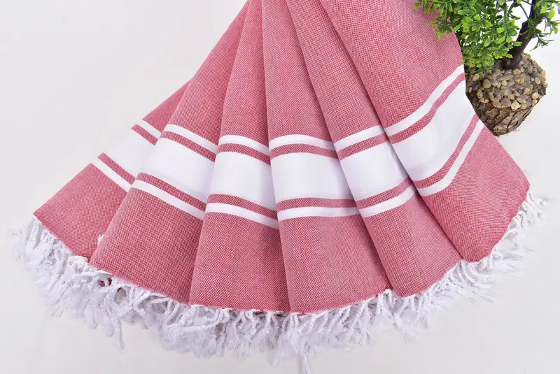 Gift For Mom, Beach Wedding Favor, Monogrammed Hand Towel, Turkish Hand Towel, Bridesmaid Gifts, Home Decor Gifts, 36x24 Cotton Striped Towel - 4