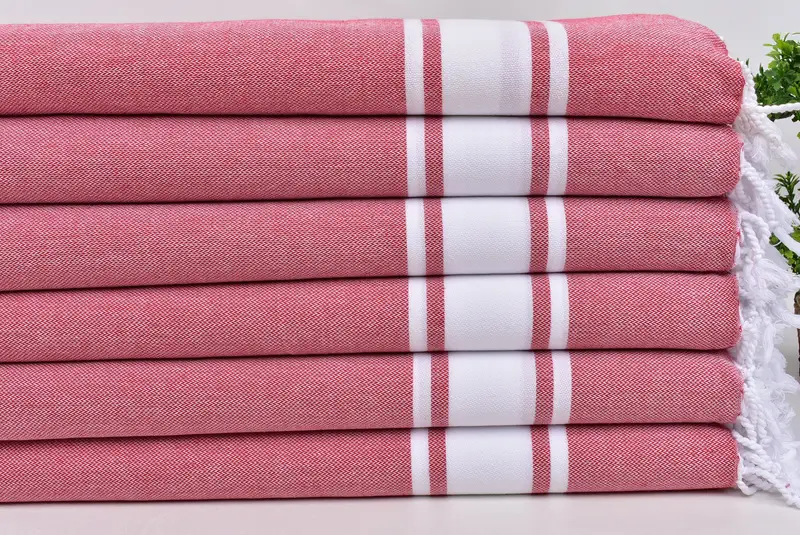 Gift For Mom, Beach Wedding Favor, Monogrammed Hand Towel, Turkish Hand Towel, Bridesmaid Gifts, Home Decor Gifts, 36x24 Cotton Striped Towel - 3