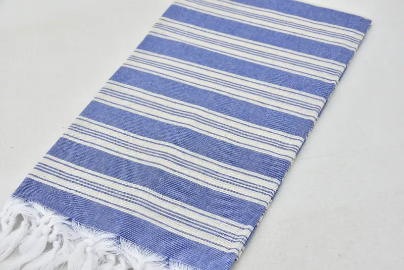 Best lightweight Turkish towel for travel USA, House Warming Gift, Gifts For Him, Custom Gift, Turkish beach towel, 70x40 Cotton Striped Towel - 5