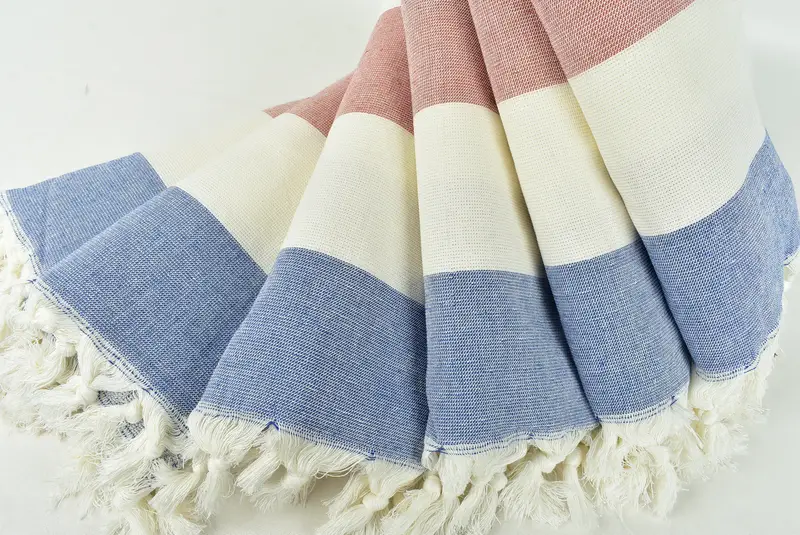 Valentines Gift, Bridemaids Beach Towel, Beach Towel Bulk, Holiday Towel, Monogram Beach Towel, 70x36 Cotton Striped Terry Towel, Quick-dry towel - 4