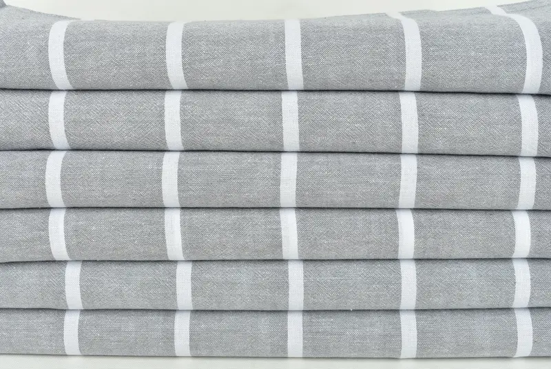 70x36 Cotton Striped Towel, Organic Turkish towel, Spa Gift, Wedding Gifts Towel, Spa Towel, Girls Weekend Getaways Gifts, Absorbent Turkish towel - 2