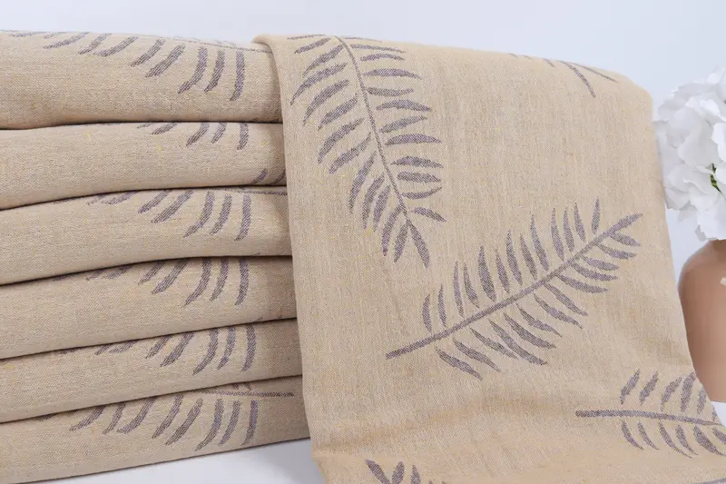 Best Friend Gift, Bachelor Gifts, Best lightweight Turkish towel for travel USA, Hammam towel, 68x40 Cotton Leaf Design Towel, Grandma Gift - 3