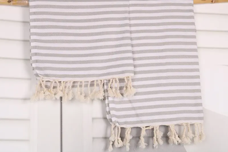 Beach Theme Bachelorette Party, Bachelorette Party Gifts, 40x18 Cotton Striped Towel, Custom Hand Towel, Bridesmaid Gifts, Bathroom Towels - 8