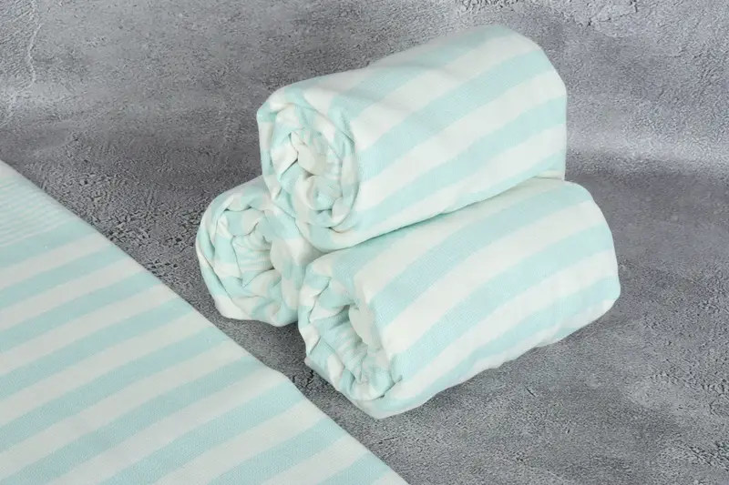 Wedding Gift Ideas, Scarf Towel, Personalized Home Gift Wedding, Custom Gift, 68x40 Cotton Striped Terry Towel, Best Beach Towel, Peshtemal Towel - 8