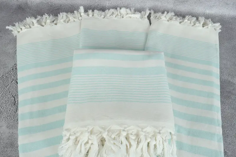 Wedding Gift Ideas, Scarf Towel, Personalized Home Gift Wedding, Custom Gift, 68x40 Cotton Striped Terry Towel, Best Beach Towel, Peshtemal Towel - 4