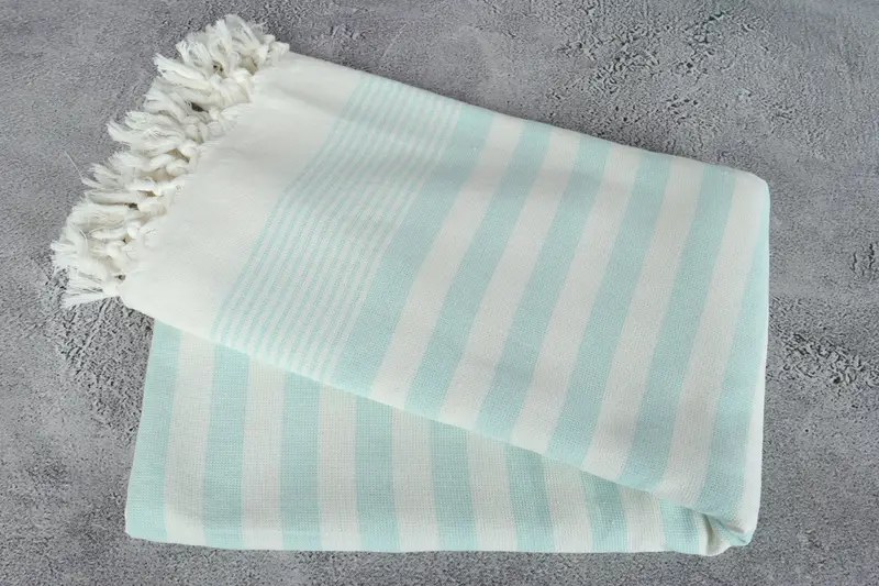 Wedding Gift Ideas, Scarf Towel, Personalized Home Gift Wedding, Custom Gift, 68x40 Cotton Striped Terry Towel, Best Beach Towel, Peshtemal Towel - 6