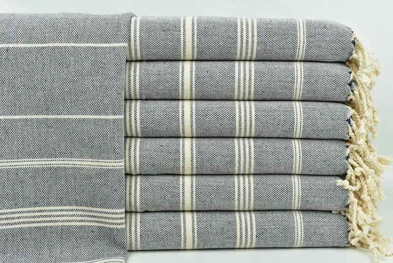 Valentines Day Gift, Customized Turkish Towel, Personalized Dish Towel, Bridesmaid Gifts, 38x24 Cotton Striped Towel, Turkish Towel Hand Towel - 1