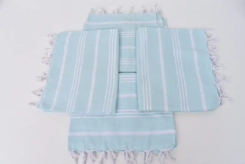 Monogrammed Hand Towel, Boyfriend Christmas Gift, Wedding Gift, Custom Hand Towel, Embroidery Towel, 40x24 Cotton Striped Towel, Bachelorette Towel - 6