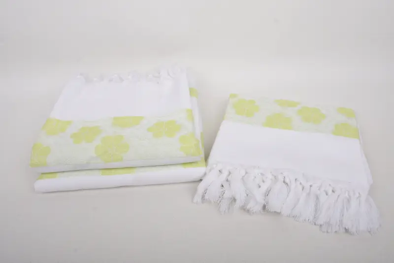 Custom Towel, Beach Towel Gift, Gifts For Him, Peshtemal beach towel with unique design, 70x40 Cotton Daisy Design Towel, Gym Towel, Custom Gifts - 7