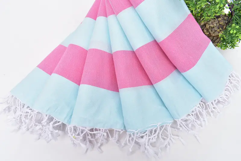 Bath towel, Travel Towel, Gift For Bride, Monogram Beach Towel, 70x40 Cotton Striped Towel, Beach Size Towel, Home Decor Gifts, Turkish Towel Bulk - 4