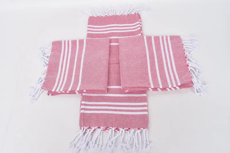 Embroidery Towels, Personalized Kitchen Towel, Towel With Name, 38x18 Cotton Striped Towel, Turkish Tea Towel, Travel Towel, Personalized Hand Towel - 6