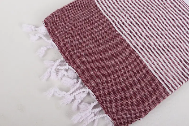 Gift Towel, Bachelorette Party Gift, Personalized Towel Gift, Absorbent Turkish towel, Hammam towel, Best Wedding Gift, 70x40 Cotton Striped Towel - 7