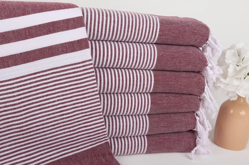Gift Towel, Bachelorette Party Gift, Personalized Towel Gift, Absorbent Turkish towel, Hammam towel, Best Wedding Gift, 70x40 Cotton Striped Towel - 1