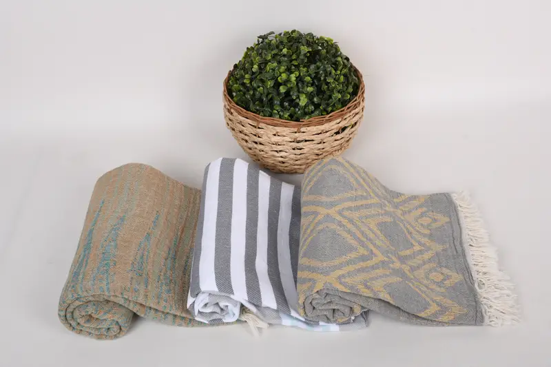 70x40 Cotton Set of 8 Towel, Turkish towel, Peshtemal, Quick-dry peshtemal, Custom Beach Towel, Absorbent Turkish peshtemal towel for beach use - 8