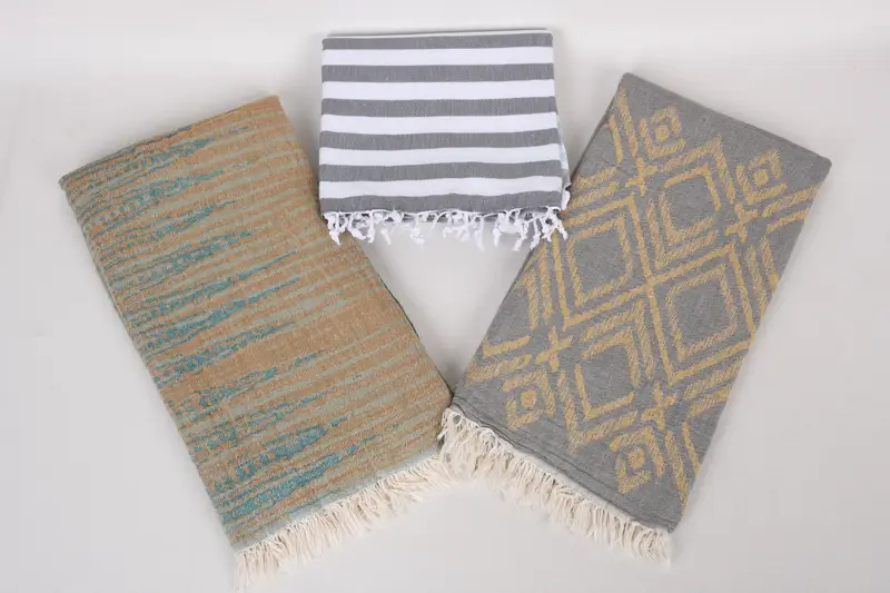 70x40 Cotton Set of 8 Towel, Turkish towel, Peshtemal, Quick-dry peshtemal, Custom Beach Towel, Absorbent Turkish peshtemal towel for beach use - 6