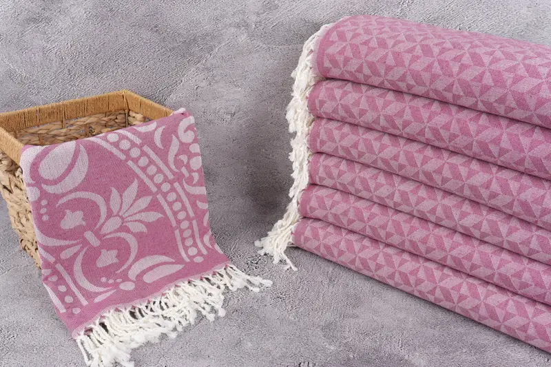 70x40 Cotton Round Design Towel, Wedding For Favor, Spa Gift Towel, Turkish towel, Bulk Order Towel, Personalized Beach Towel, Personalized Gifts - 4