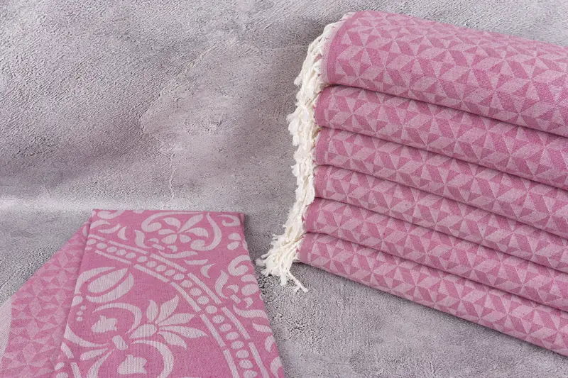 70x40 Cotton Round Design Towel, Wedding For Favor, Spa Gift Towel, Turkish towel, Bulk Order Towel, Personalized Beach Towel, Personalized Gifts - 3
