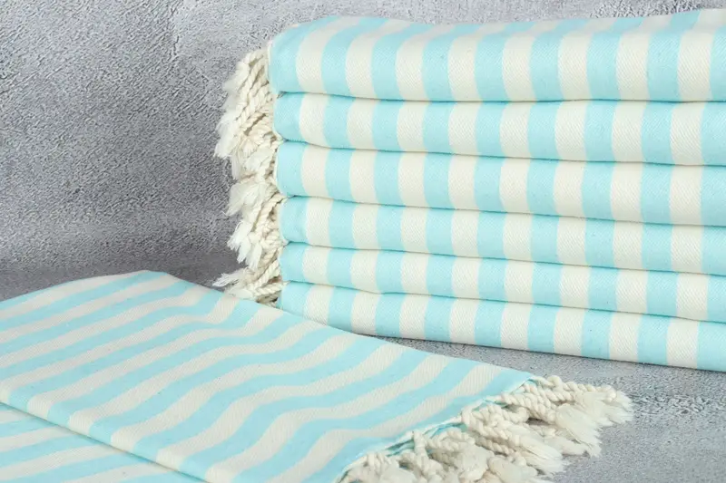 80x36 Cotton Striped Towel, Bath towel, Summer Towel, Custom Beach Towel, Scarf Towel, Housewarming Gift, Gift For Coworker, Friends Beach Towel - 2