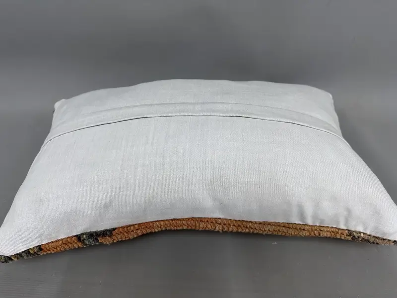 Boho Pillow Sham Cover, Pillow Case, 12x20 Brown Cushion Cover, Traditional Cushion Case, Home Decor Pillow, Toss Cushion Cover, Throw Kilim Pillow - 7