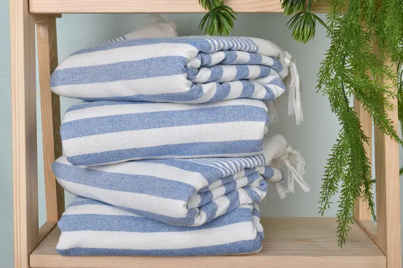 Custom Towel, Custom Gift, Turkish Towel Set, 68x40 Cotton Striped Terry Towel, Beach Wedding Favor, Bachelorette Party Gift, Wedding Gift Ideas - 7