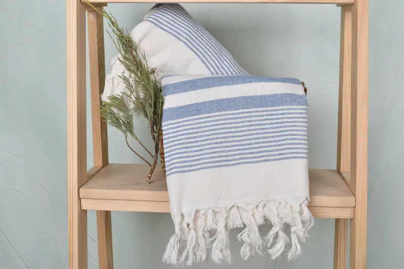 Custom Towel, Custom Gift, Turkish Towel Set, 68x40 Cotton Striped Terry Towel, Beach Wedding Favor, Bachelorette Party Gift, Wedding Gift Ideas - 4