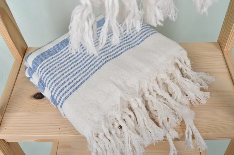 Custom Towel, Custom Gift, Turkish Towel Set, 68x40 Cotton Striped Terry Towel, Beach Wedding Favor, Bachelorette Party Gift, Wedding Gift Ideas - 5