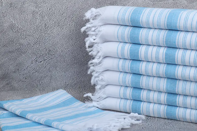 Spa Towel, Cotton towel, 68x32 Cotton Striped Towel, Bachelorette Party Decorations, Absorbent towel, Housewarming Gift, Holiday Towel, Peshtemal - 2