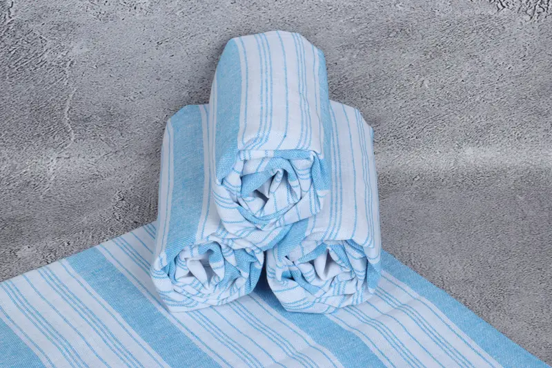 Spa Towel, Cotton towel, 68x32 Cotton Striped Towel, Bachelorette Party Decorations, Absorbent towel, Housewarming Gift, Holiday Towel, Peshtemal - 7