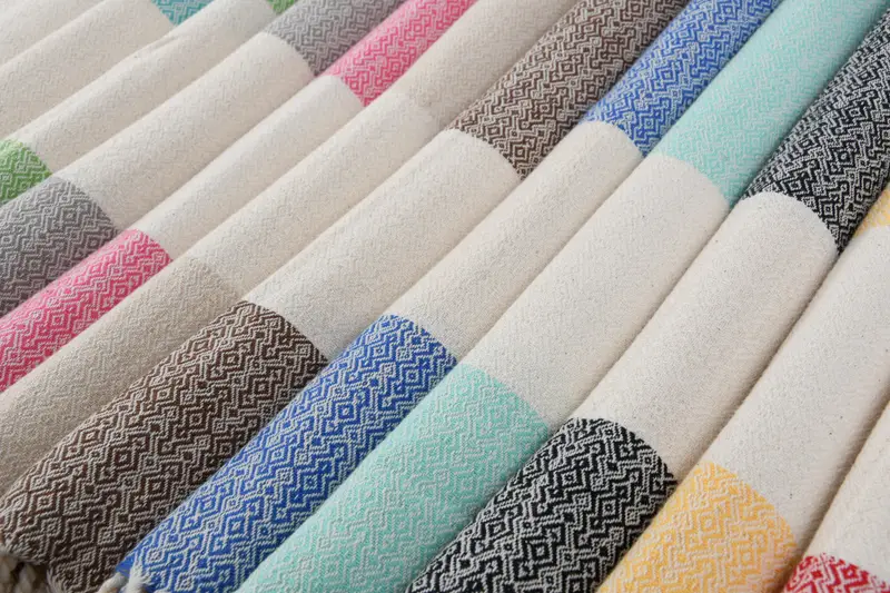 Custom Wedding Gift, 68x36 Cotton Diamond Towel, Extra large Turkish bath towel, Quick-dry peshtemal, Welcome Wedding Gift, Custom Beach Towel - 4